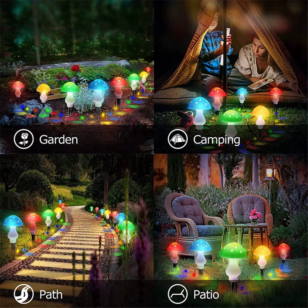 Kandrano — Kit Jardín Mágico: Luz Solar De Setas