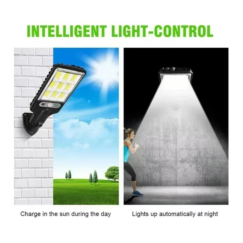 Kandrano — Kit Seguridad: Lámpara Solar Con Sensor De Movimiento