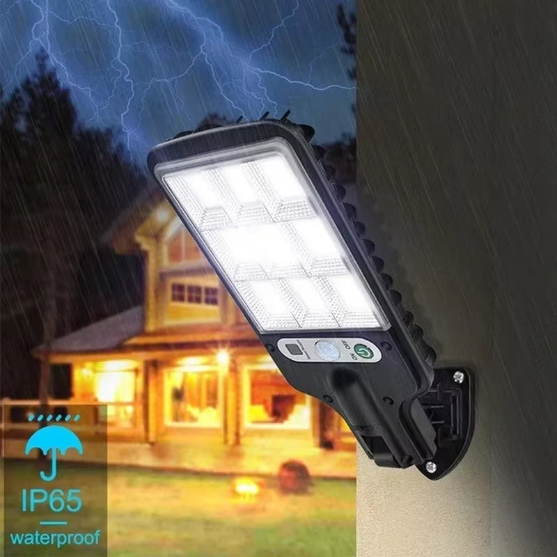 Kandrano — Kit Seguridad: Lámpara Solar Con Sensor De Movimiento